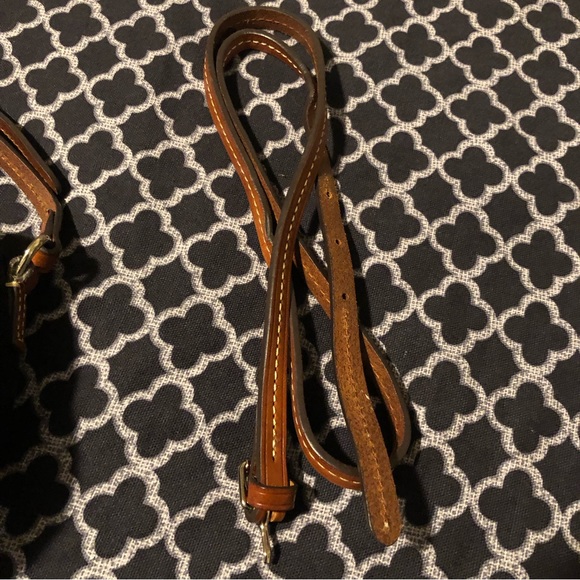 Dooney & Bourke Suede Crossbody Hunter BLACK - Picture 8 of 16